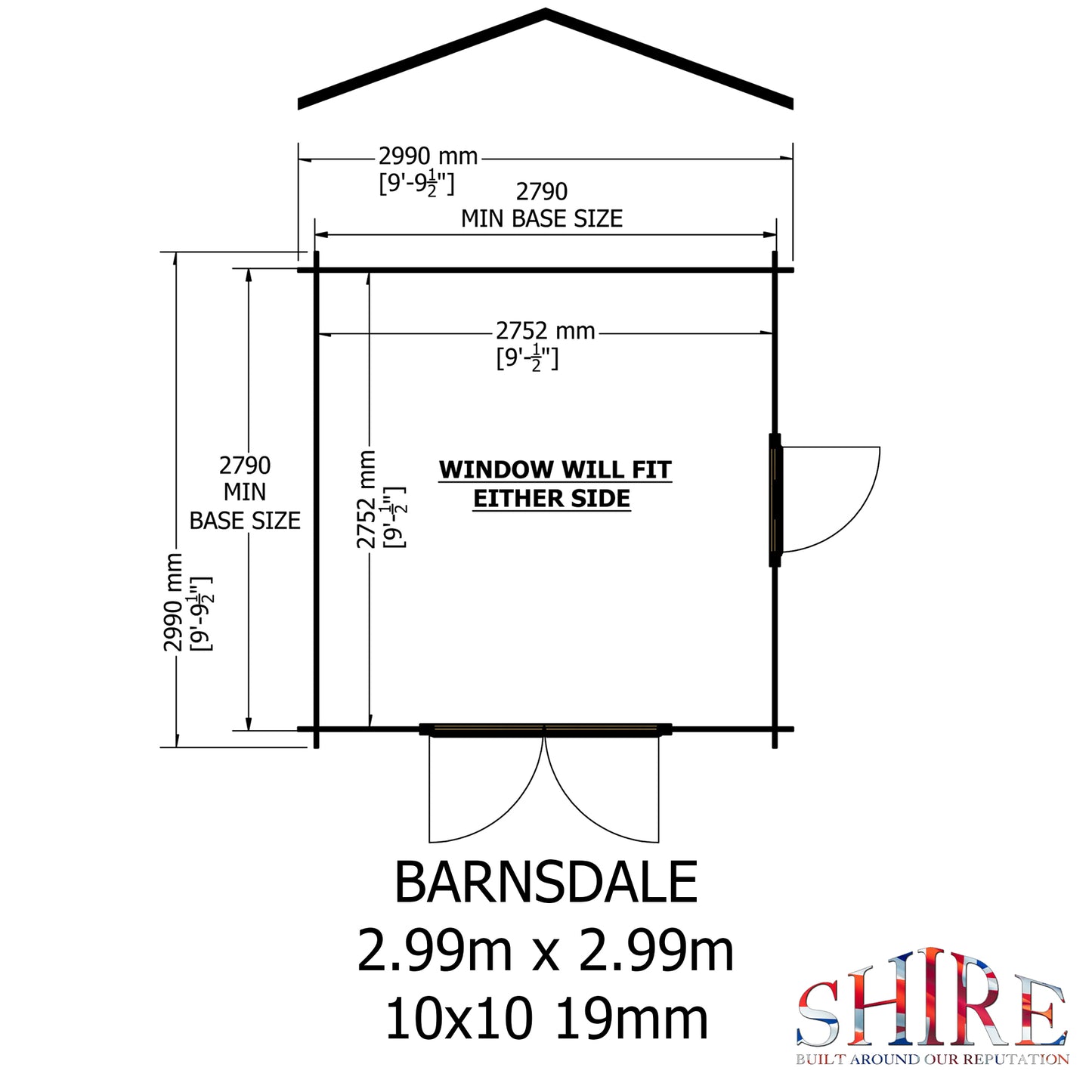 Shire Barnsdale 10x10