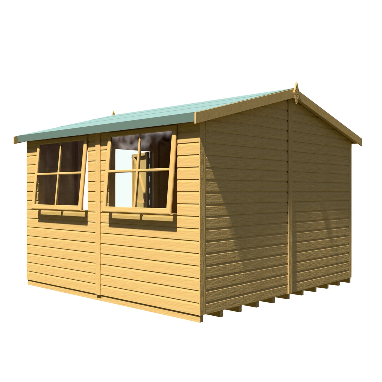 Shire Bison 10x10 Double Door  Loglap