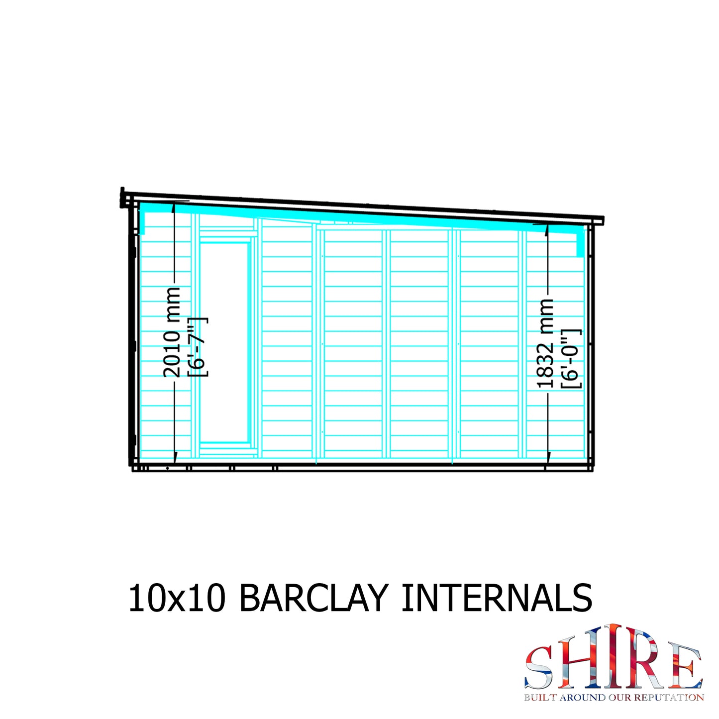 Shire Barclay 10x10 Loglap