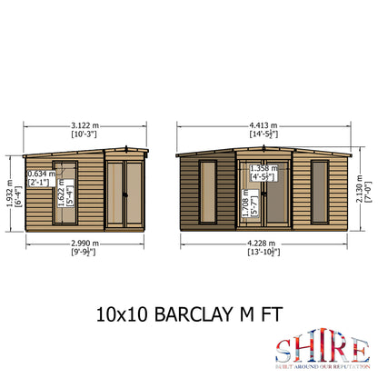 Shire Barclay 10x10 Shiplap