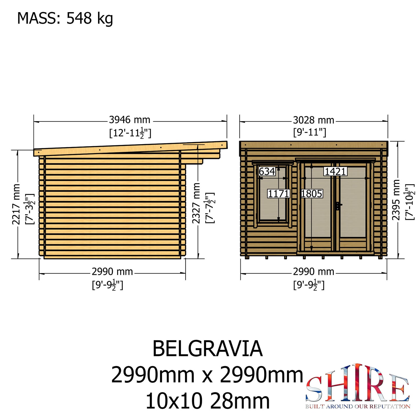 Shire Belgravia 10x10