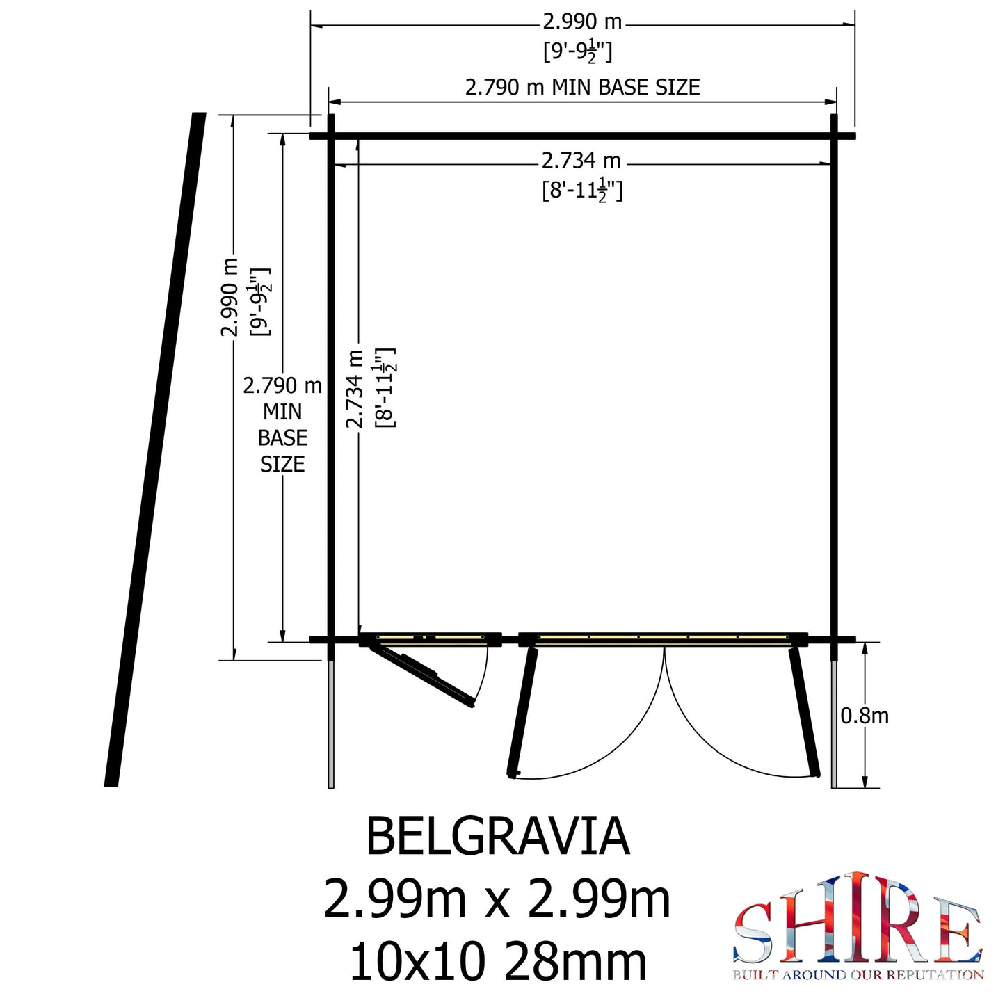 Shire Belgravia 10x10