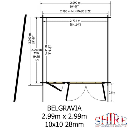 Shire Belgravia 10x10