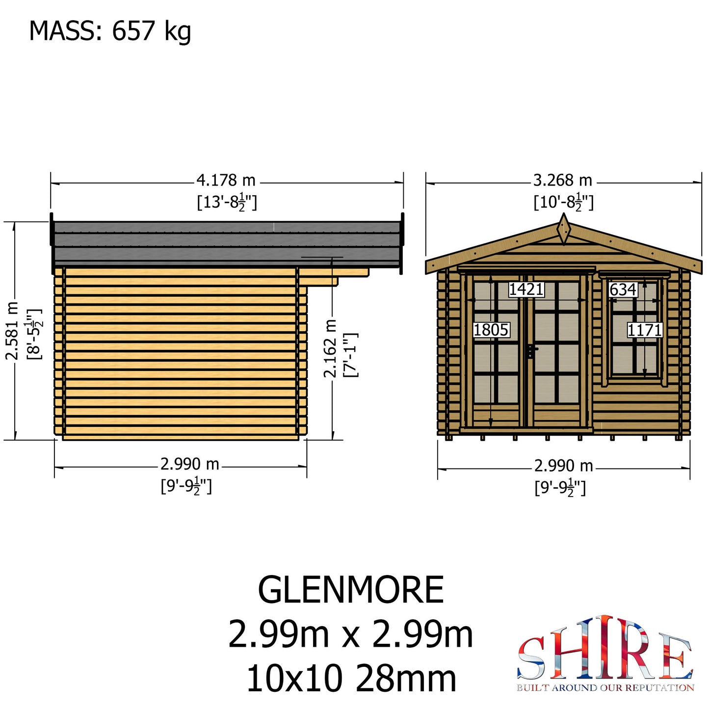 Shire Glenmore 10x10