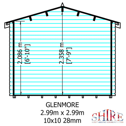 Shire Glenmore 10x10