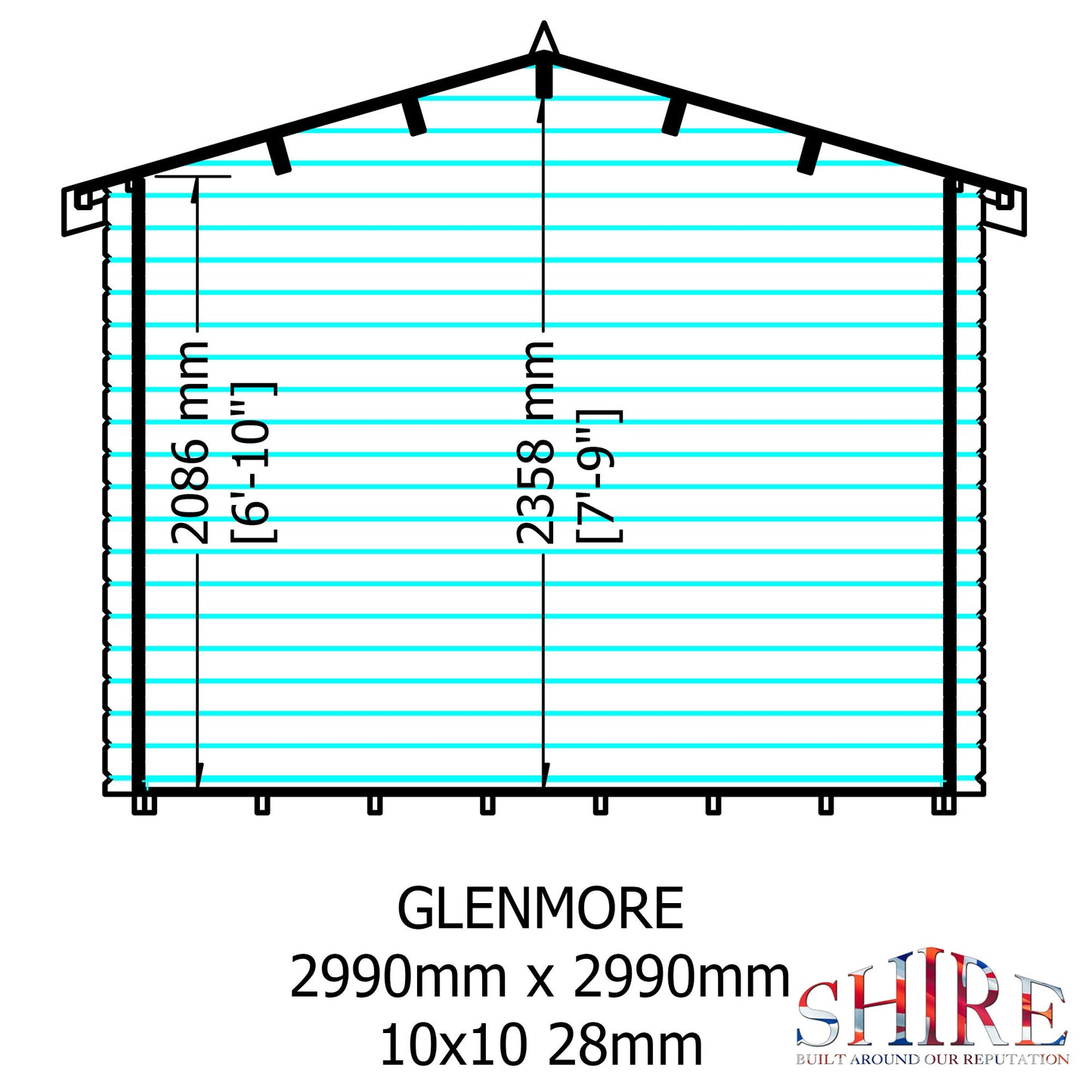 Shire Glenmore 10x10