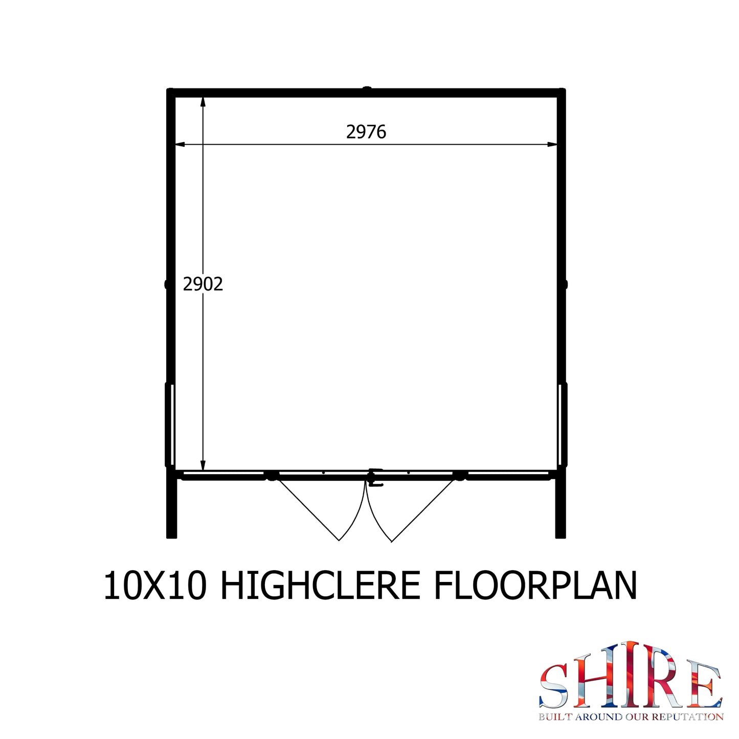 Shire Highclere 10x10 Loglap