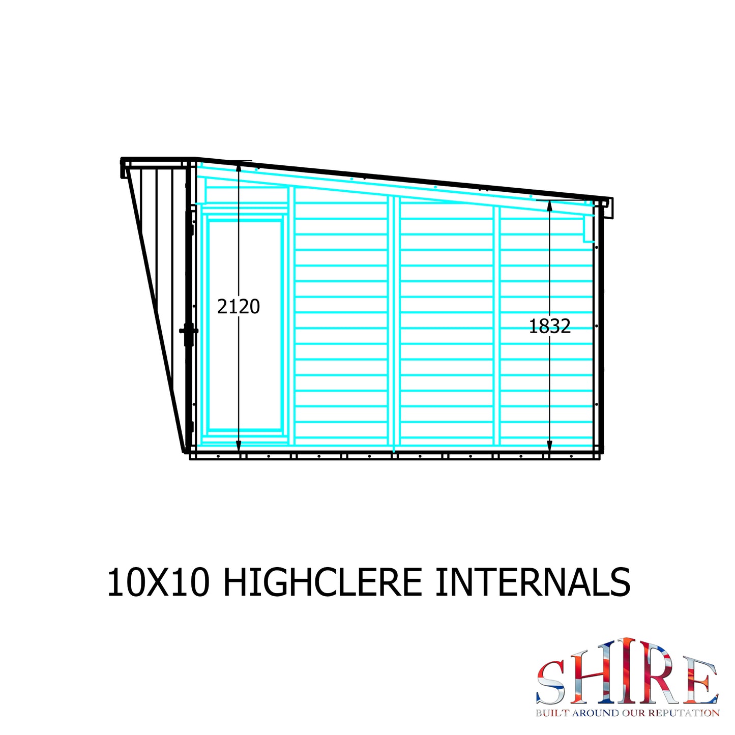 Shire Highclere 10x10 Loglap