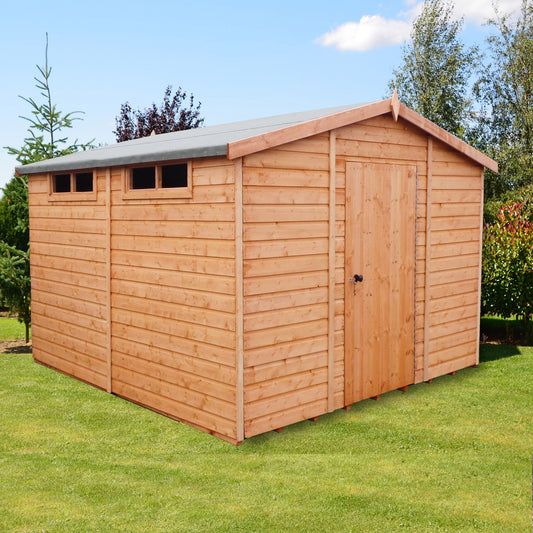 Shire Security Apex 10x10 Single Door Shiplap