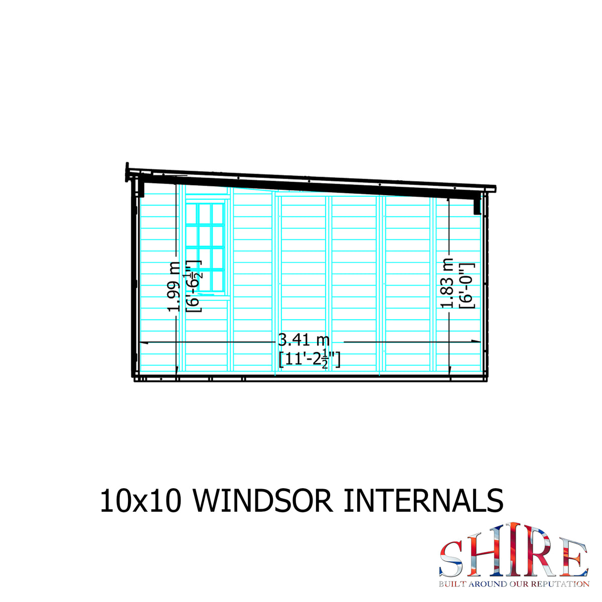 Shire Windsor 10x10 Loglap