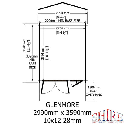 Shire Glenmore 10x12