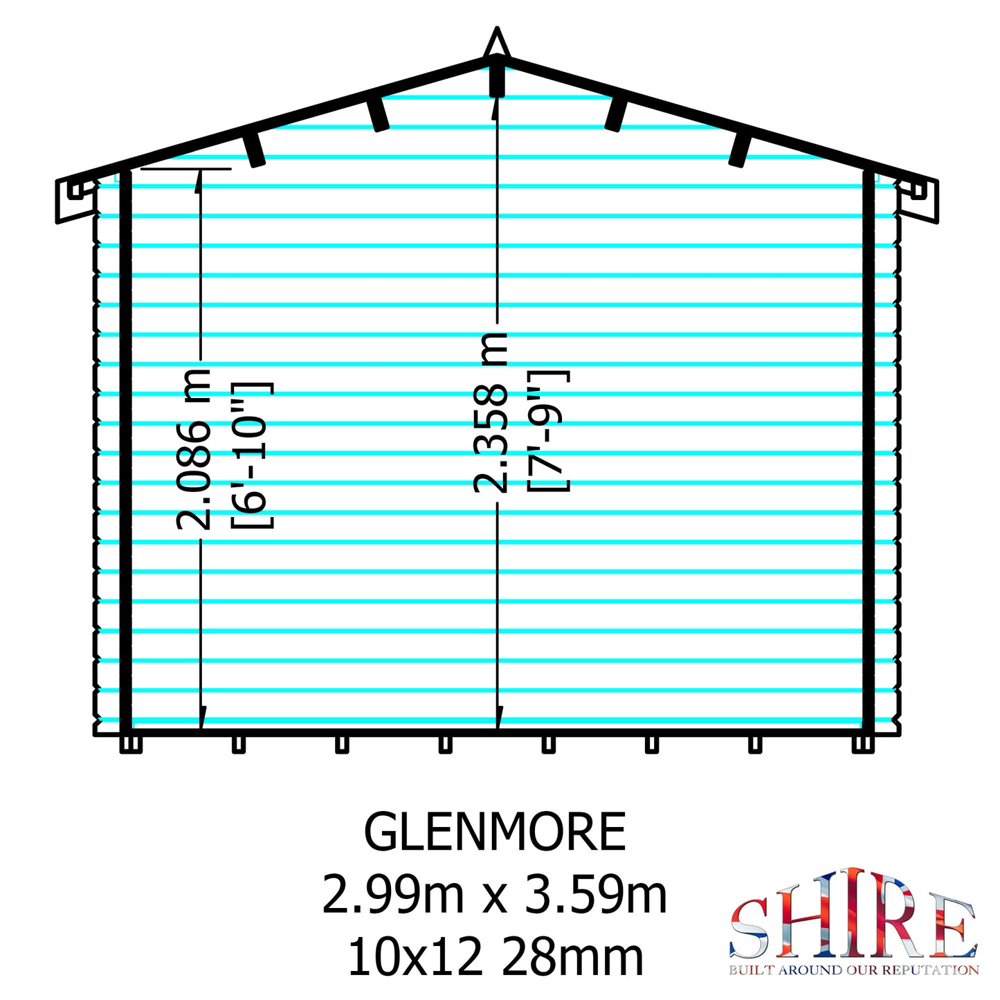 Shire Glenmore 10x12