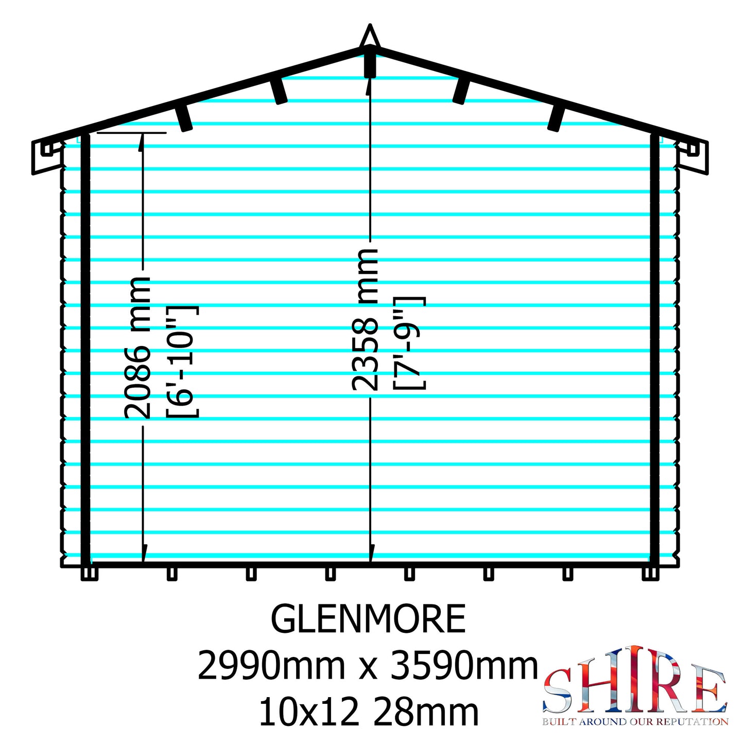 Shire Glenmore 10x12