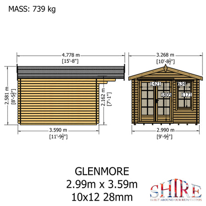 Shire Glenmore 10x12