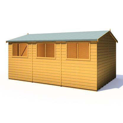 Shire Atlas 10x15 Double Door Shiplap