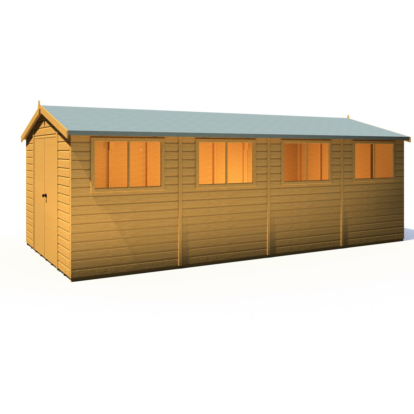 Shire Atlas 10x20 Double Door Shiplap