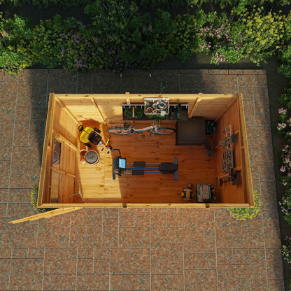 Mercia 10x6 Woodsman Shiplap Pent - Styrene