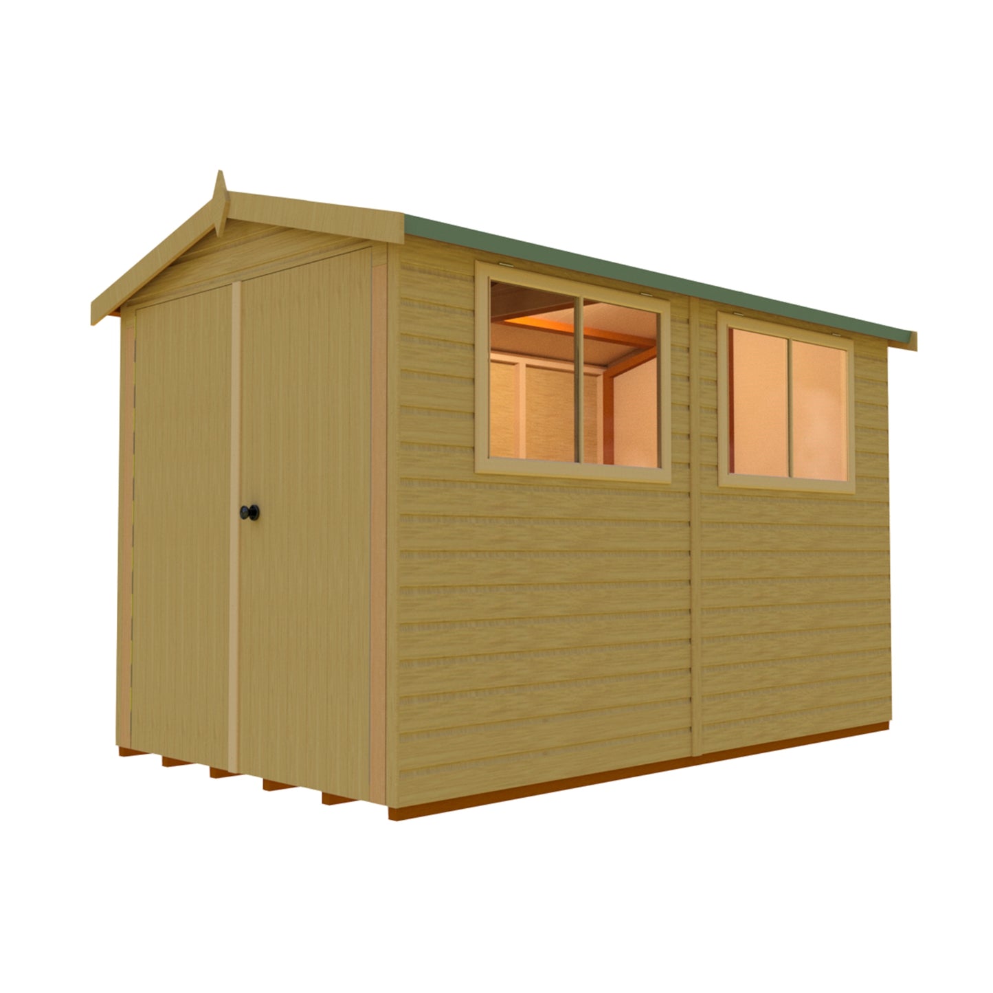 Shire Atlas 10x6 Double Door Loglap