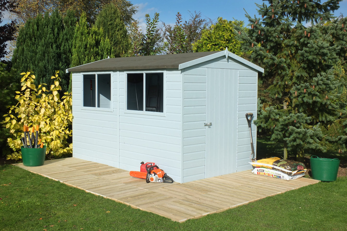 Shire Lewis 10x6 Single Door Shiplap