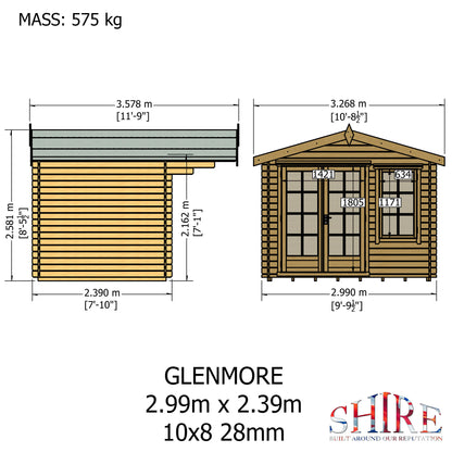 Shire Glenmore 10x8