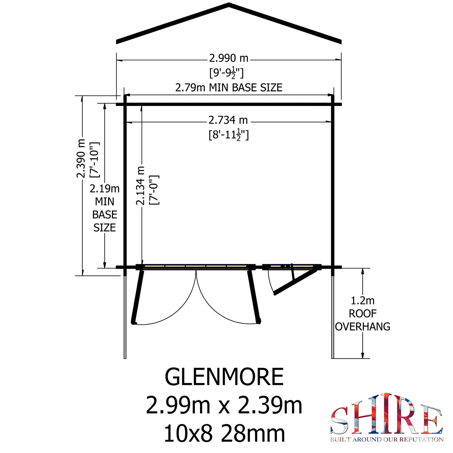 Shire Glenmore 10x8