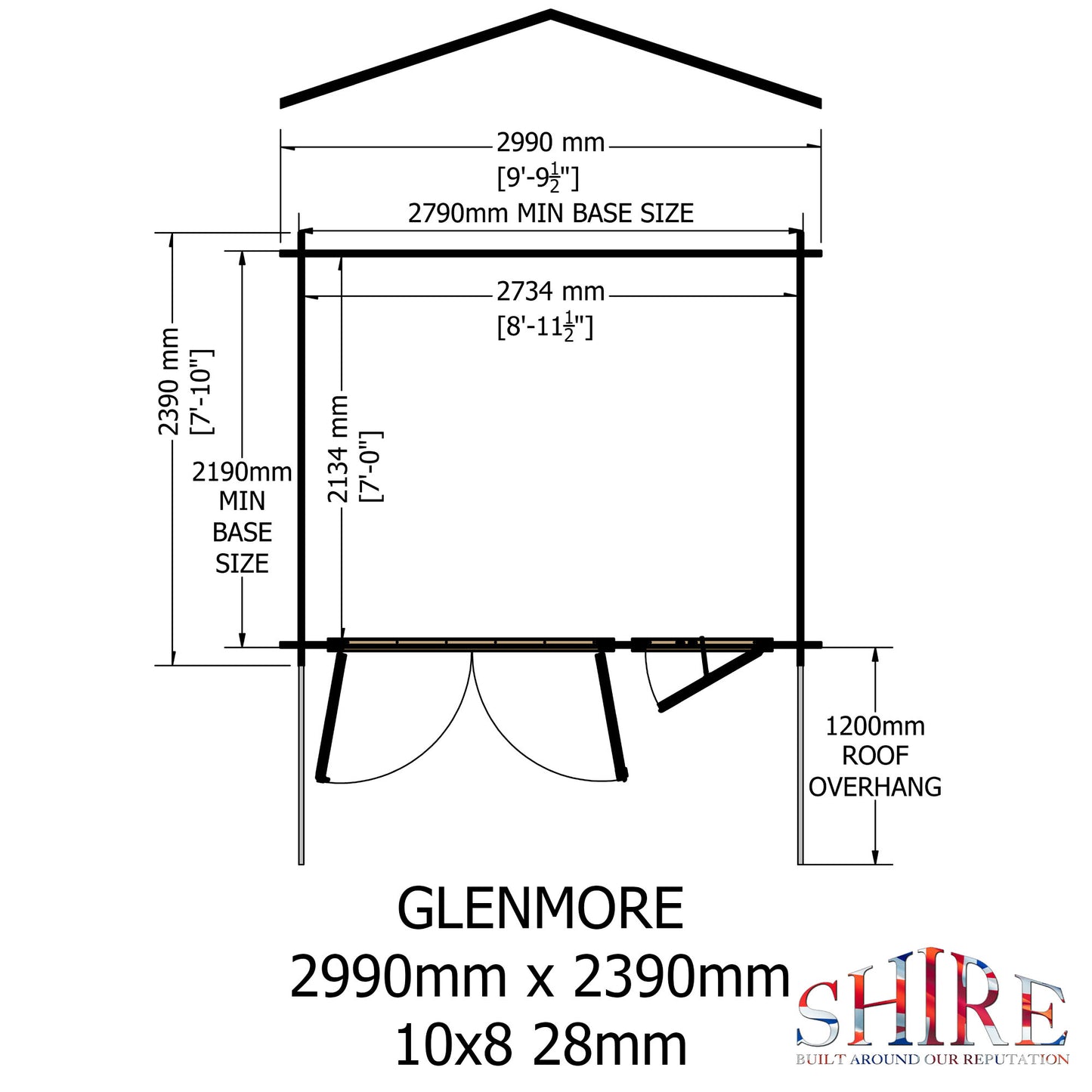 Shire Glenmore 10x8