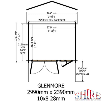 Shire Glenmore 10x8