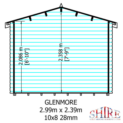 Shire Glenmore 10x8