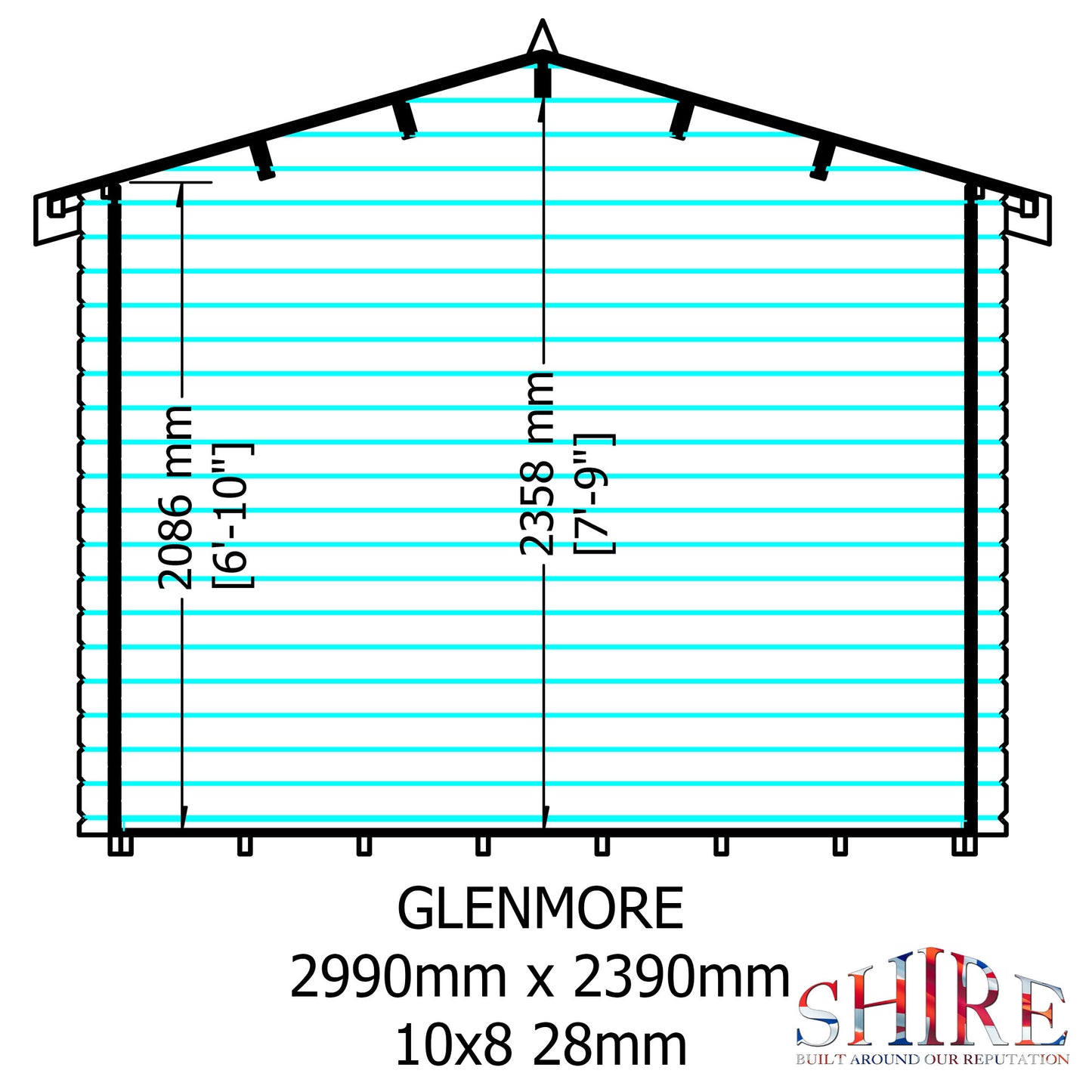 Shire Glenmore 10x8