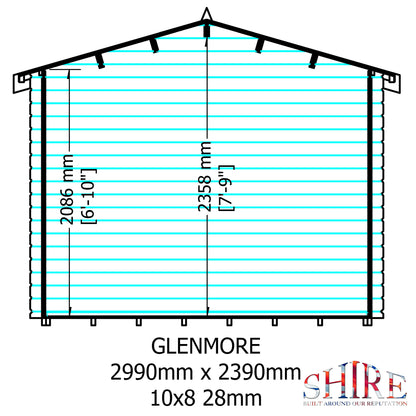 Shire Glenmore 10x8