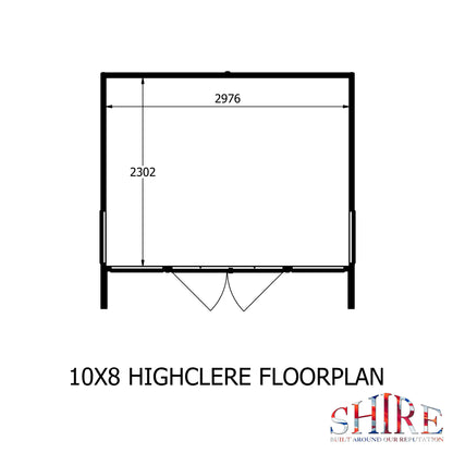 Shire Highclere 10x8 Shiplap