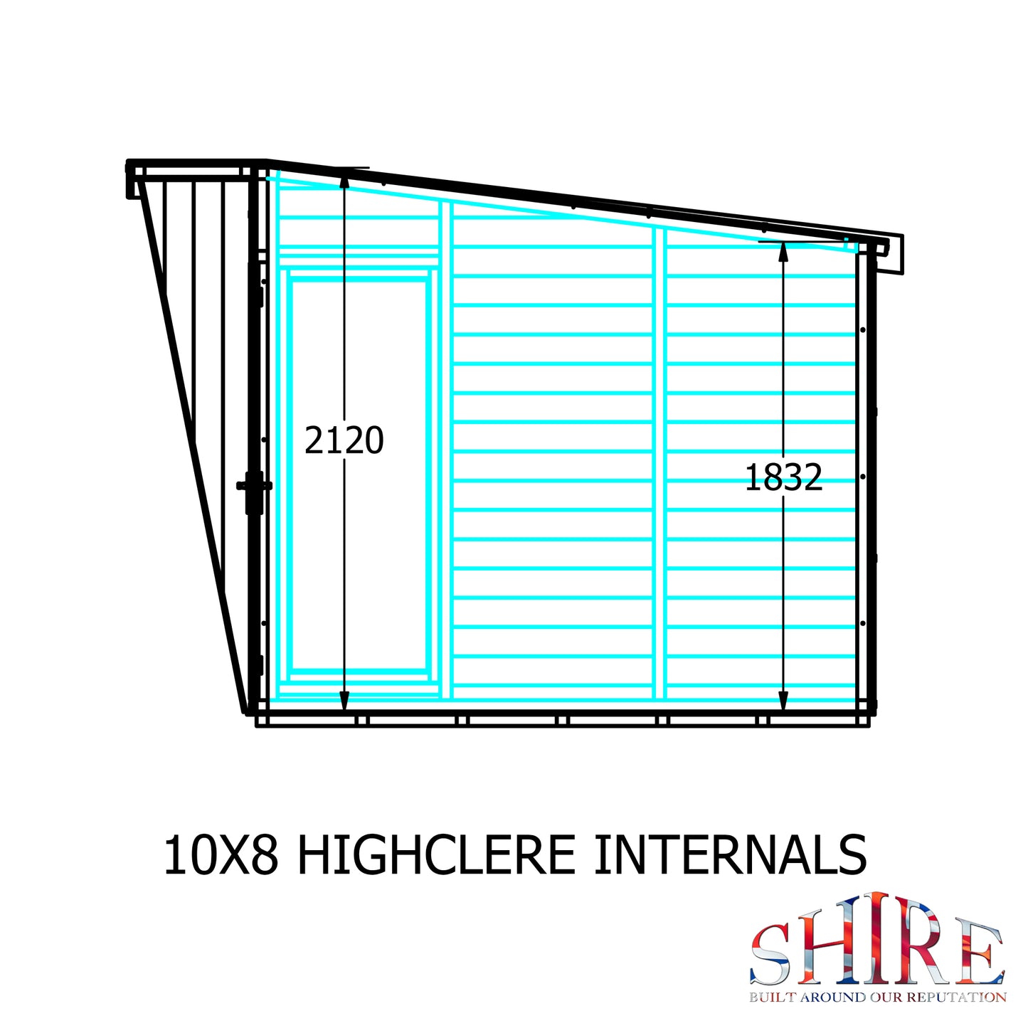 Shire Highclere 10x8 Shiplap