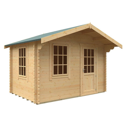 8x12 Carrington 44mm Log Cabin