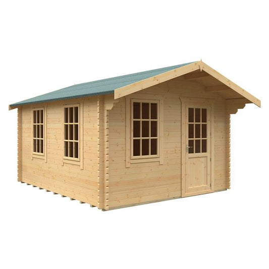 14x12 Carrington 44mm Log Cabin