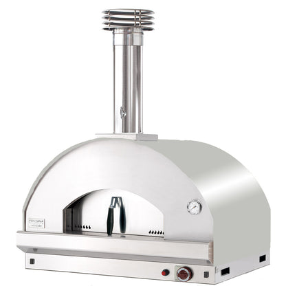 Fontana Mangiafuoco Stainless Steel Build In Gas Pizza Oven