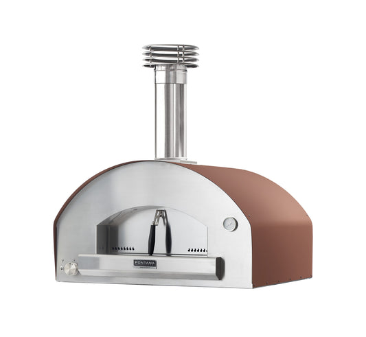 Fontana Mangiafuoco Rosso Build In Gas Pizza Oven