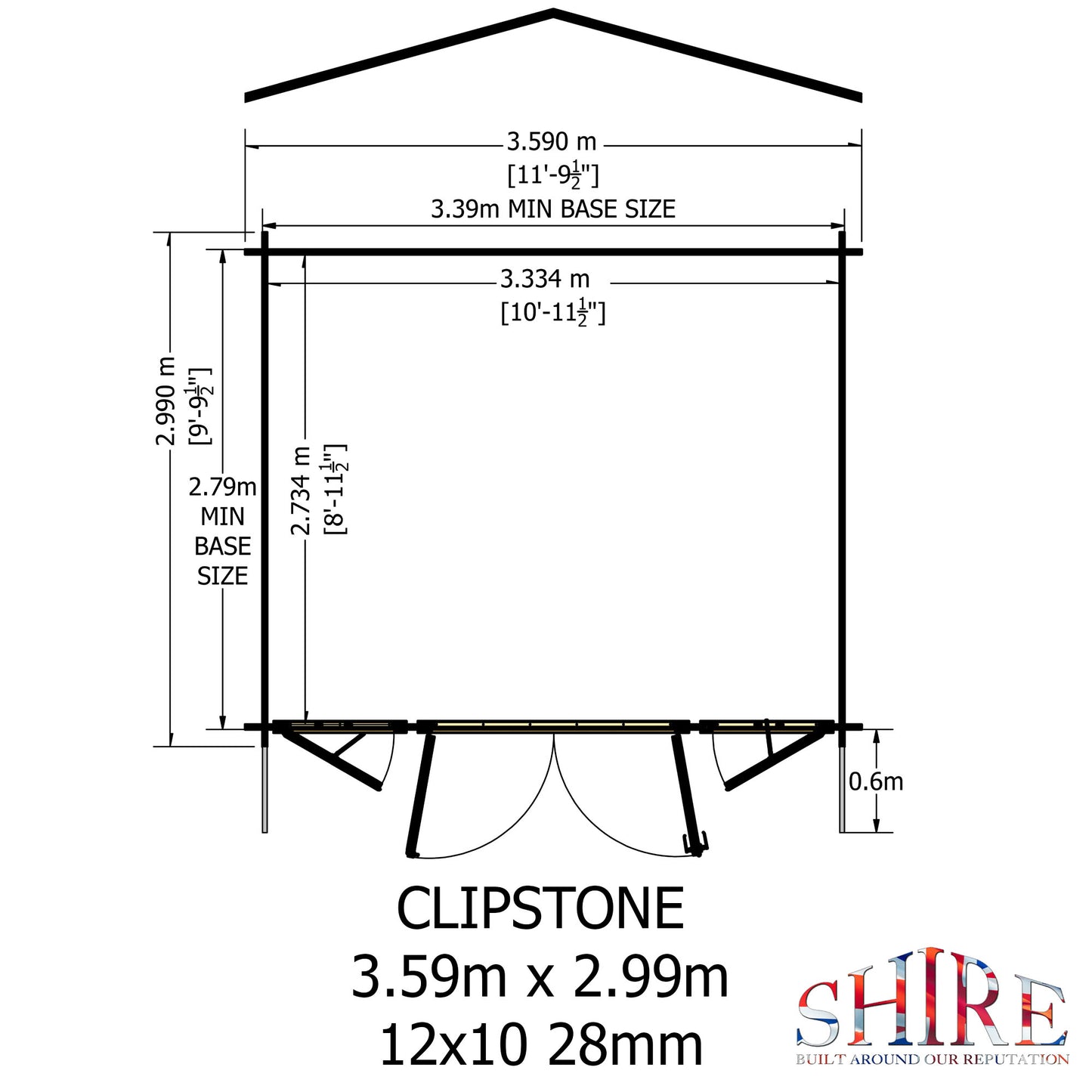 Shire Clipstone 12x10