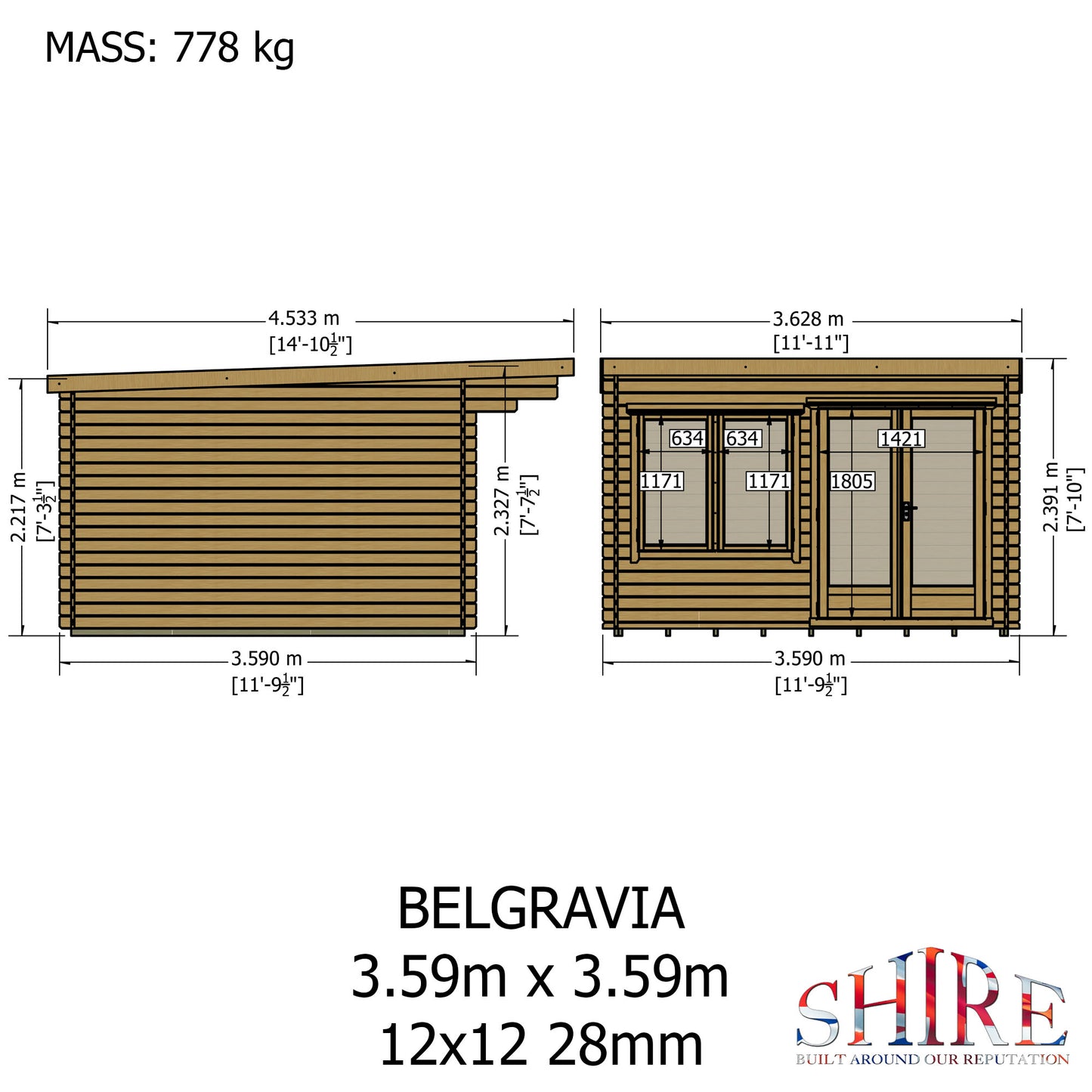 Shire Belgravia 12x12