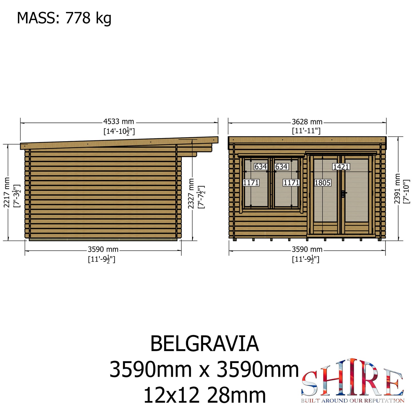 Shire Belgravia 12x12