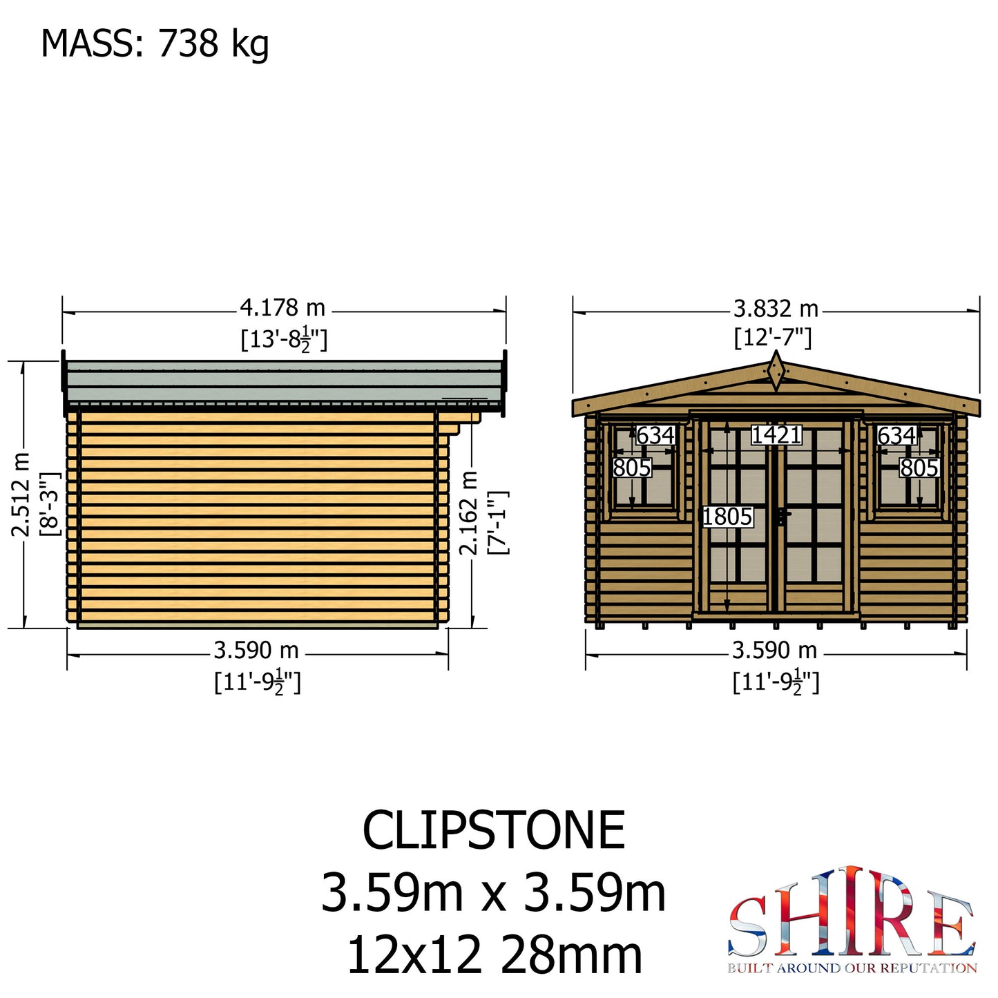 Shire Clipstone  12x12