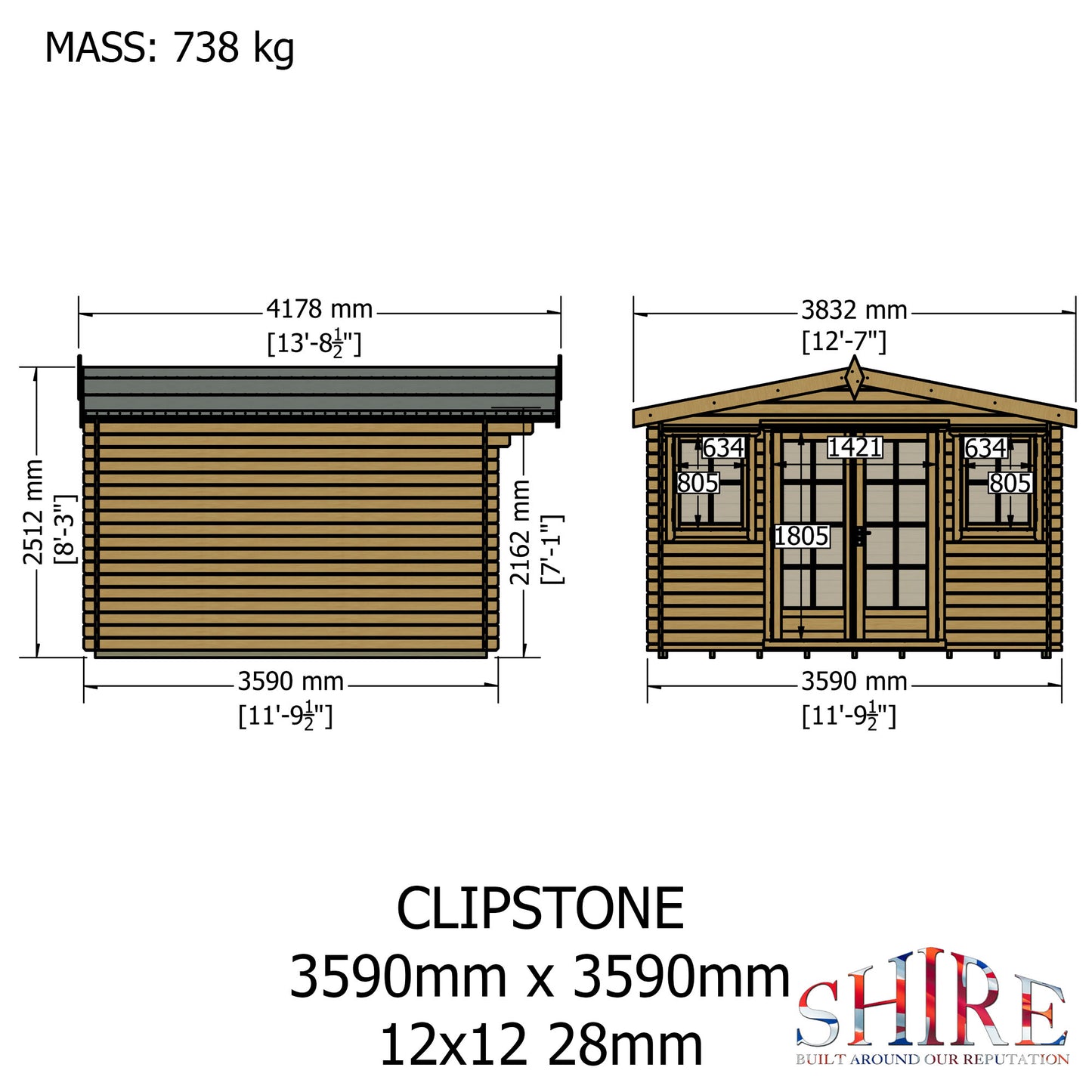 Shire Clipstone  12x12