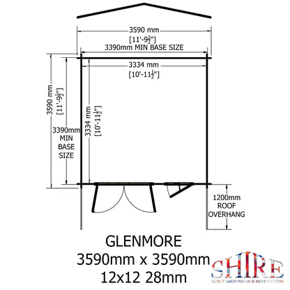 Shire Glenmore 12x12