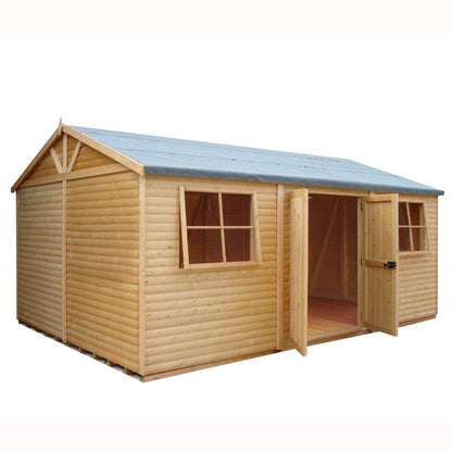 Shire Mammoth 12x18 Double Door Shiplap