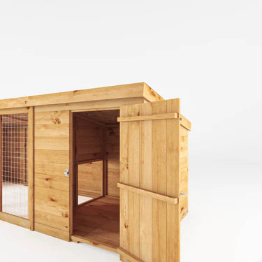 Mercia 12 x 4 Berkshire Dog Run & Kennel