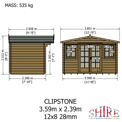 Shire Clipstone 12x8