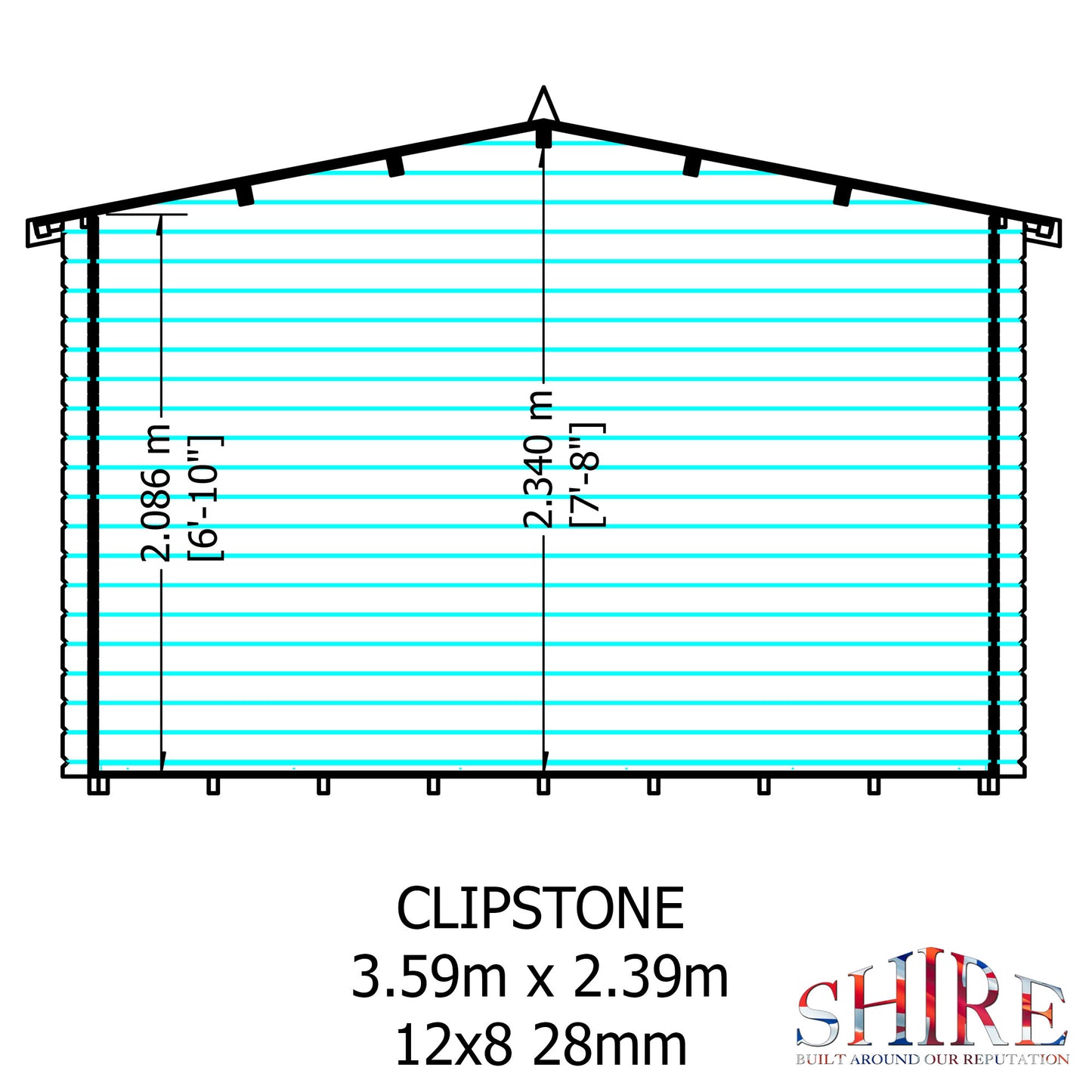 Shire Clipstone 12x8