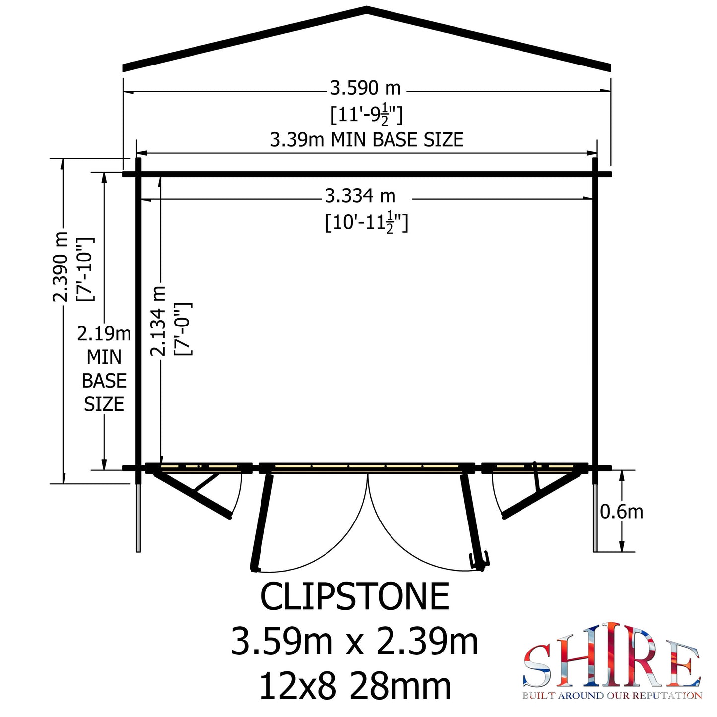 Shire Clipstone 12x8