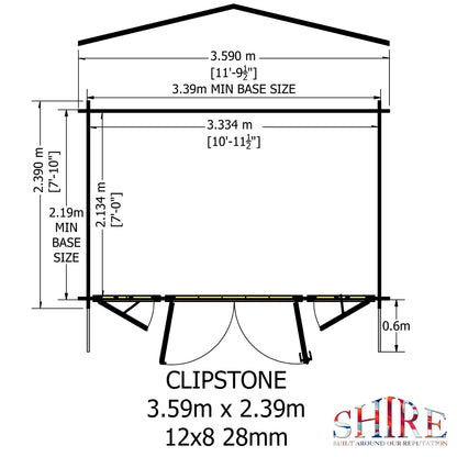 Shire Clipstone 12x8