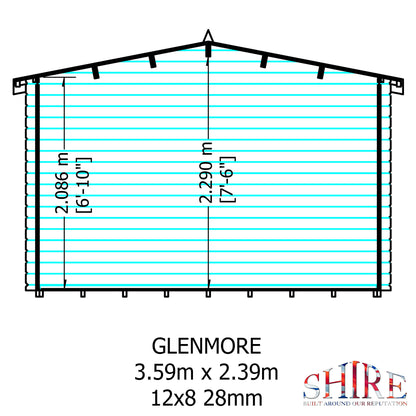 Shire Glenmore 12x8