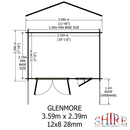 Shire Glenmore 12x8